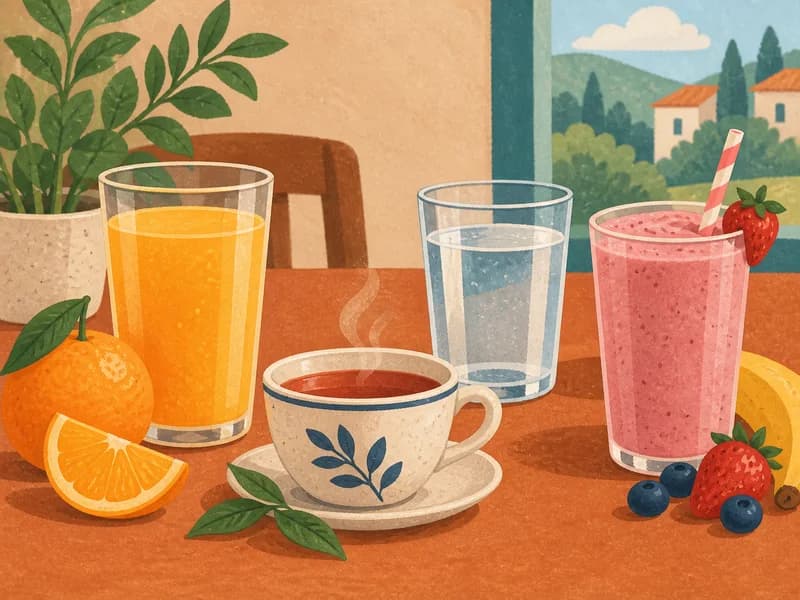 Minh họa chủ đề Đồ uống không cồn