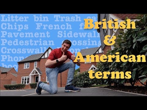 British & American terms: The Village Tour