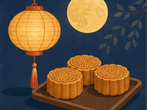 Minh họa chủ đề Tết trung thu