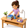 Arrange the desk