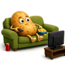 Become couch-potatoes