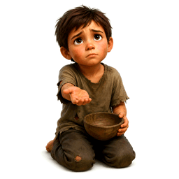 begging
