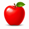Bright red