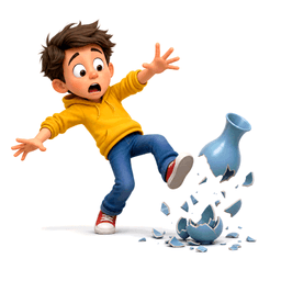 clumsy