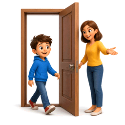come in