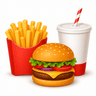Fast restaurant food