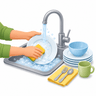 Wash the dishes