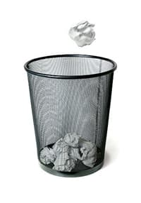 wastepaper basket